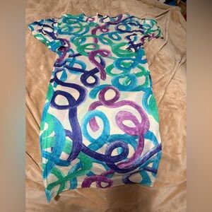 Vintage Y2K Missoni for Nordstrom Multicolor Patterned Midi Dress S